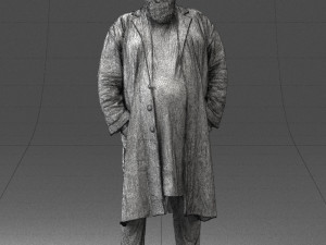 man in black cloak 0325 3D मॉडल