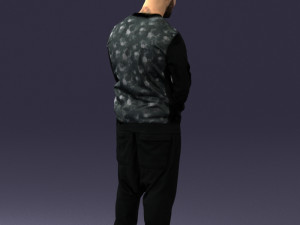 man in baseball cap 0333 3D मॉडल