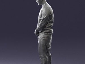 man in baseball cap 0333 3D मॉडल