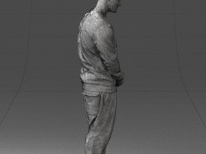 man in baseball cap 0333 3D मॉडल