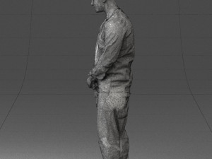 man in baseball cap 0333 3D मॉडल