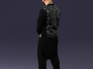 man in baseball cap 0333 3d print ready 3D Print Model