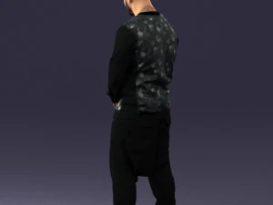 man in baseball cap 0333 3d print ready 3D Print Model