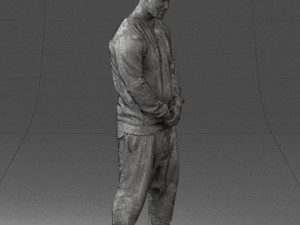man in baseball cap 0333 3d print ready 3D Print Model