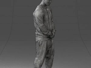 man in baseball cap 0333 3d print ready 3D Print Model