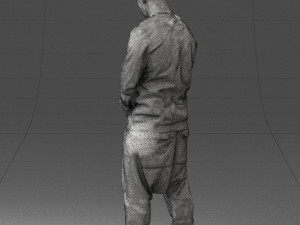 man in baseball cap 0333 3d print ready 3D Print Model