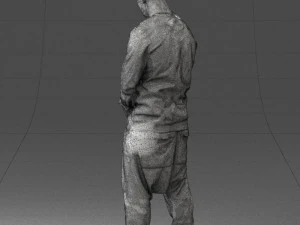 man in baseball cap 0333 3d print ready 3D Print Model
