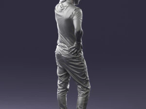 man in pose 0337 3D Model