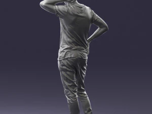 man in pose 0337 3D Model