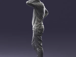 man in pose 0337 3D Model