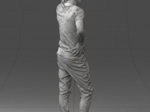 man in pose 0337 3d print ready 3D-printmodel