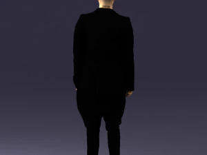 man in stylish black blazer 0341 3d print ready 3D Print Model