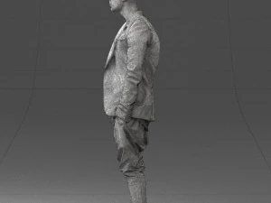 man in stylish black blazer 0341 3d print ready 3D Print Model