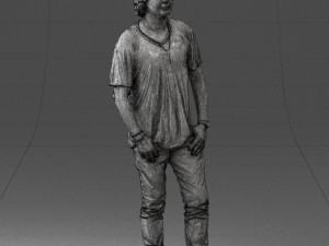 man in pink t-shirt 044 3d print ready 3D-Druckmodell