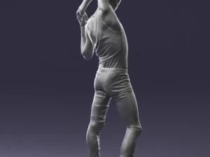 man in pose 0347 3D Model