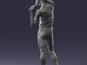 man in pose 0347 3D Model