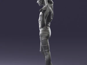 man in pose 0347 3D Model