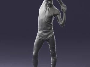 man in pose 0347 3D Model