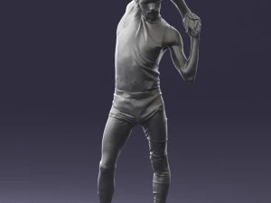 man in pose 0347 3D Model
