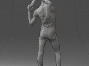 man in pose 0347 3D Model