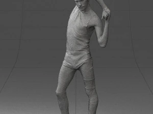 man in pose 0347 3D Model