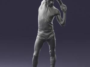 man in pose 0347 3d print ready 3D Print Model