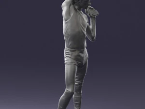 man in pose 0347 3d print ready 3D Print Model