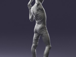 man in pose 0347 3d print ready 3D Print Model
