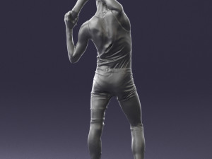 man in pose 0347 3d print ready 3D Print Model