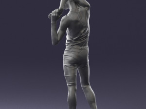 man in pose 0347 3d print ready 3D Print Model