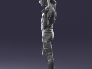 man in pose 0347 3d print ready 3D Print Model