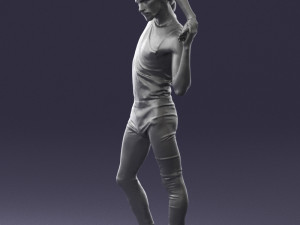 man in pose 0347 3d print ready 3D Print Model