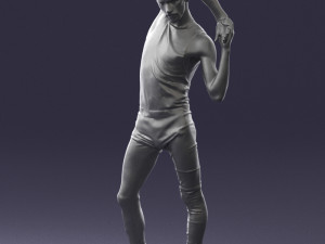 man in pose 0347 3d print ready 3D Print Model