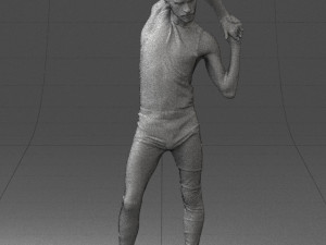 man in pose 0347 3d print ready 3D Print Model