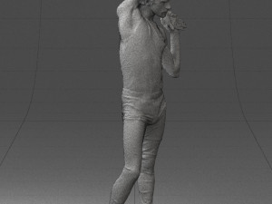 man in pose 0347 3d print ready 3D Print Model
