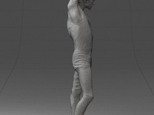 man in pose 0347 3d print ready 3D Print Model