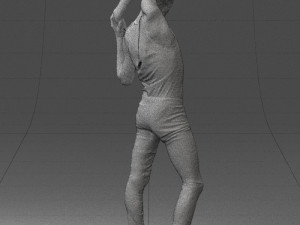 man in pose 0347 3d print ready 3D Print Model