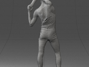 man in pose 0347 3d print ready 3D Print Model