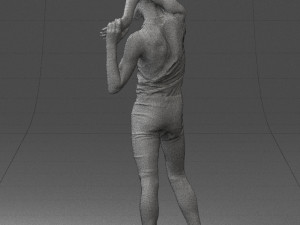 man in pose 0347 3d print ready 3D Print Model