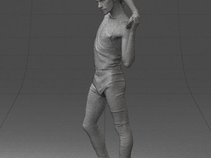 man in pose 0347 3d print ready 3D Print Model