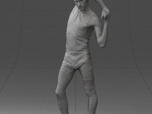 man in pose 0347 3d print ready 3D Print Model