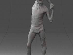 man in pose 0347 3d print ready 3D Print Model
