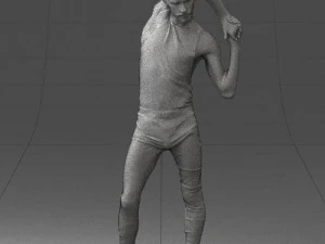 man in pose 0347 3d print ready 3D Print Model