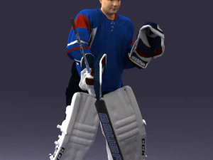 hockey player 0301 3D Model