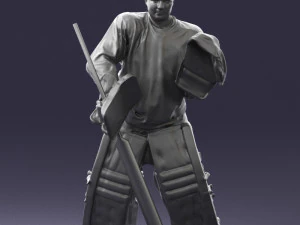 hockey player 0301 3D Model