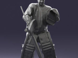 hockey player 0301 3D Model