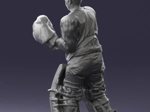 hockey player 0301 3D Model