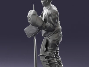 hockey player 0301 3D Model