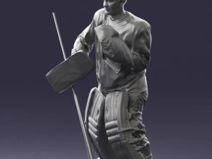hockey player 0301 3D Model