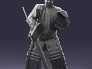 hockey player 0301 3D Model